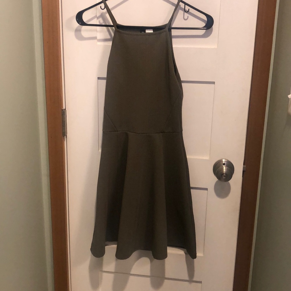 Olive Green Dress